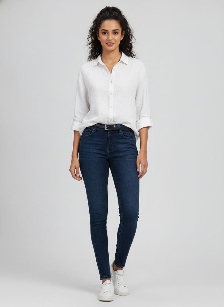 Dark Wash Skinny Fit Jeans