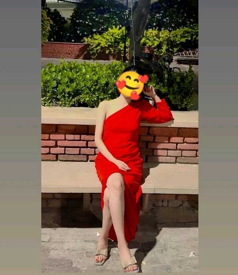 Red One-Shoulder Dress