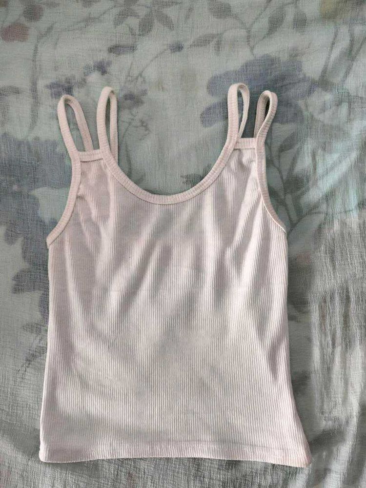 Ribbed Spaghetti Strap Tank Top