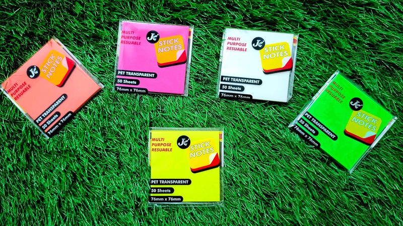 5 Set Transparent Sticky Notes