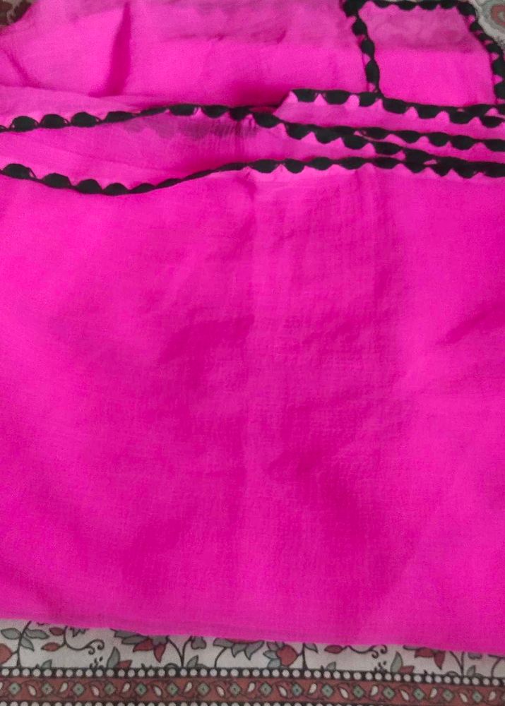 rajasthani odhna Bright Pink odhana