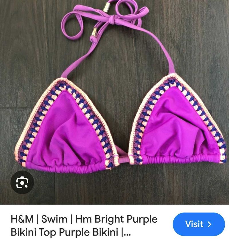 H&amp;M Purple Bikini Set