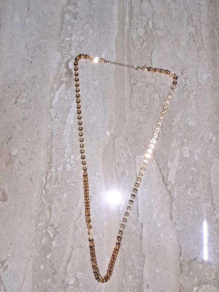 Elegant Gold Tone Chain Necklace