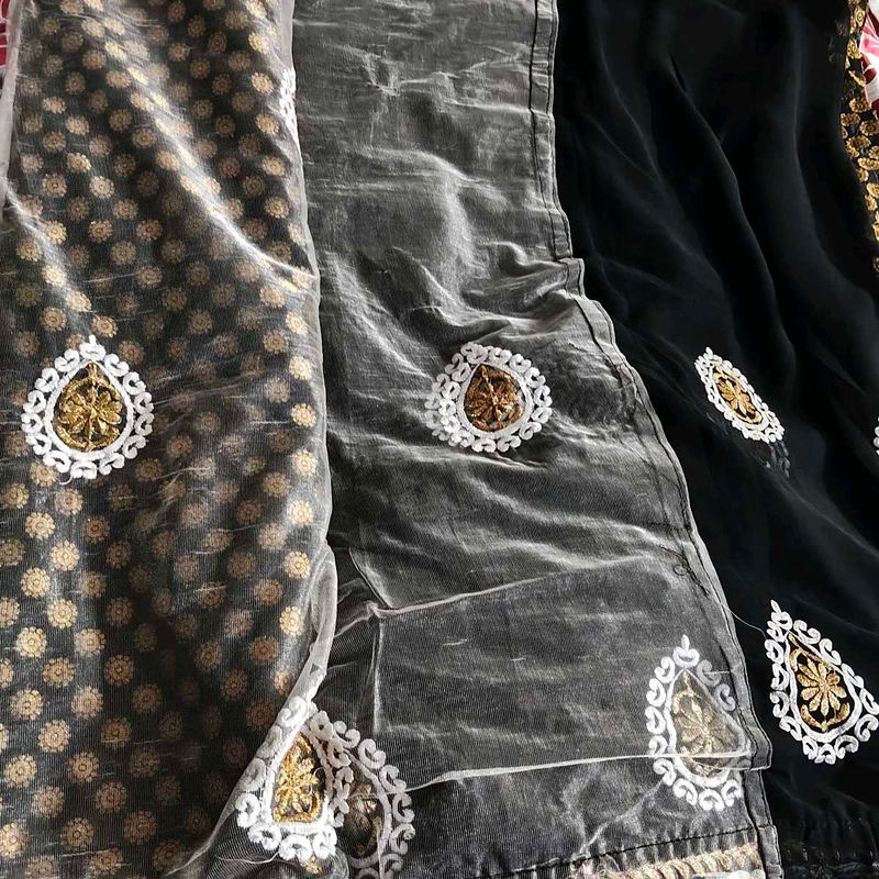 Elegant Embroidered Sarees