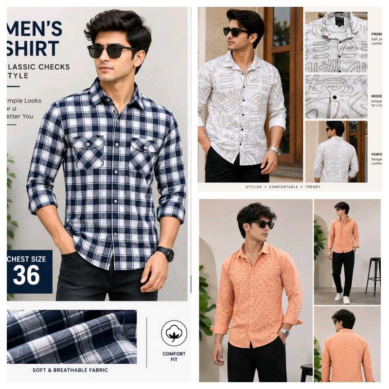 Three combo shirts
