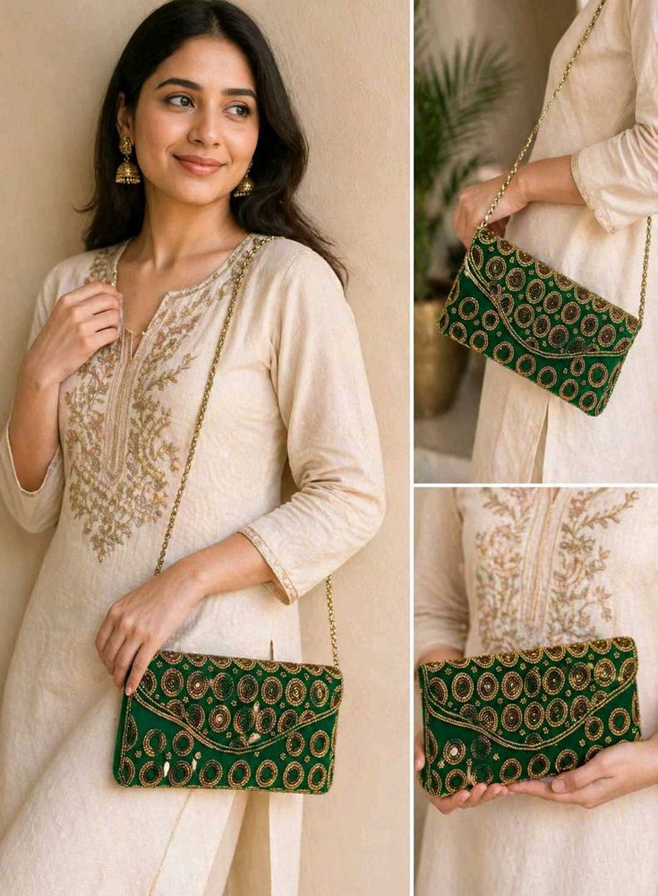 Ethnic embroidery sling bag