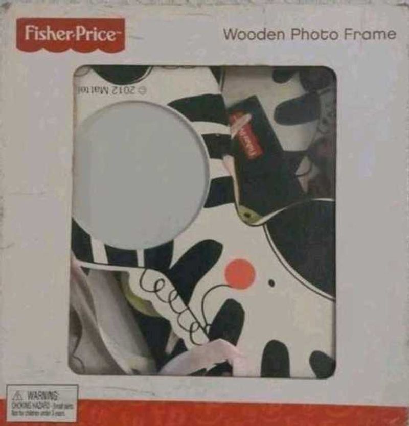 Fisher-Price Wooden Photo Frame : Zebra