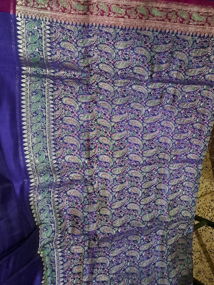 Real Banarasi Saaree With Heavy Work And Blouse Of