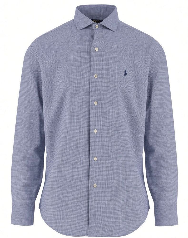 POLO RALPH LAUREN CHECK COTTON DRESS SHIRT