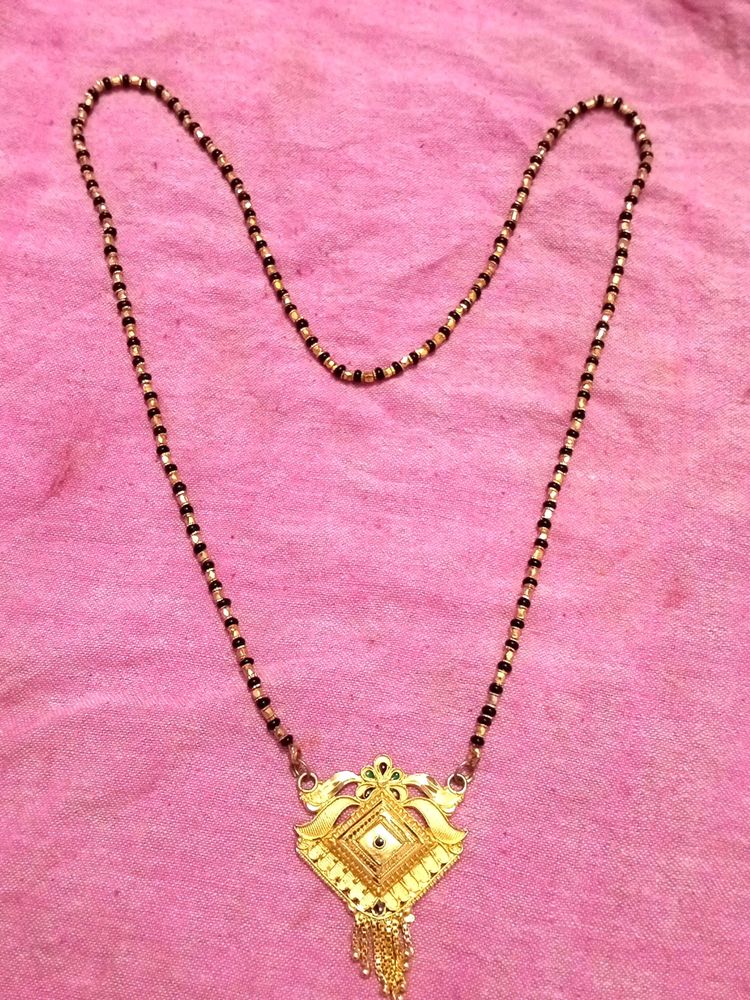 Long Mangalsutra Gold Plated