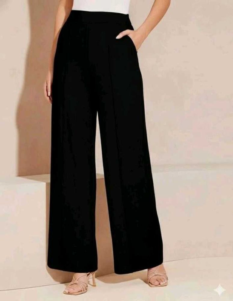 Classic Black Wide Leg Pants