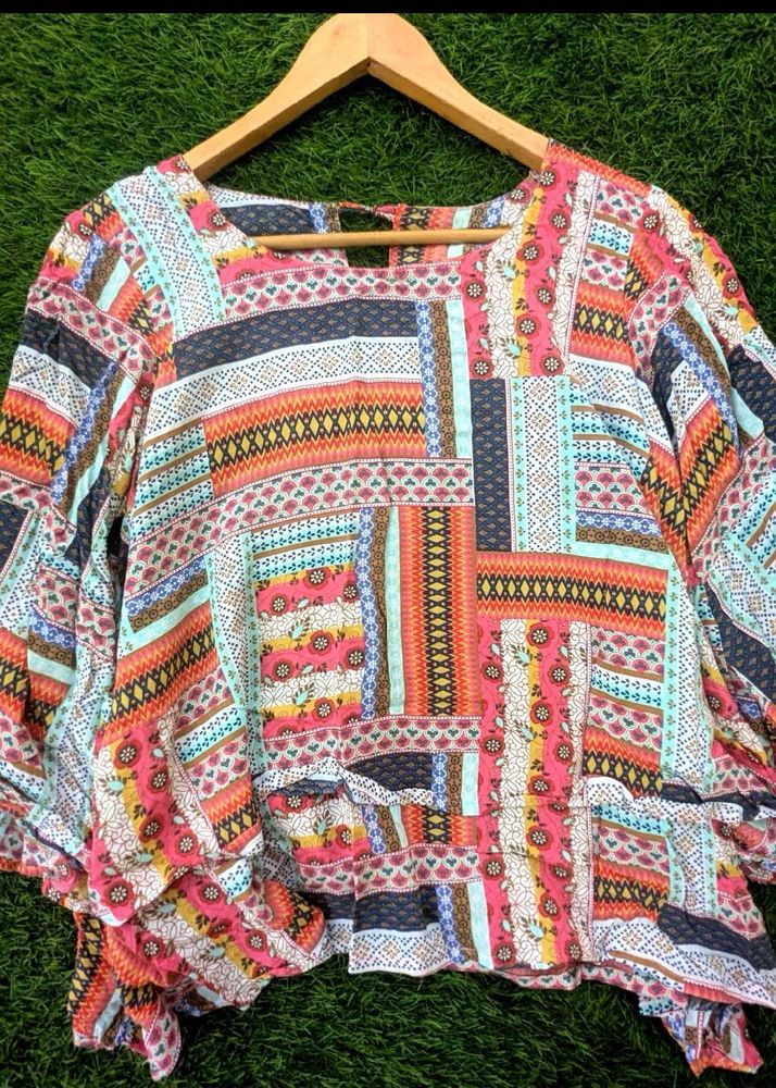 Boho Patchwork Top very comfortable