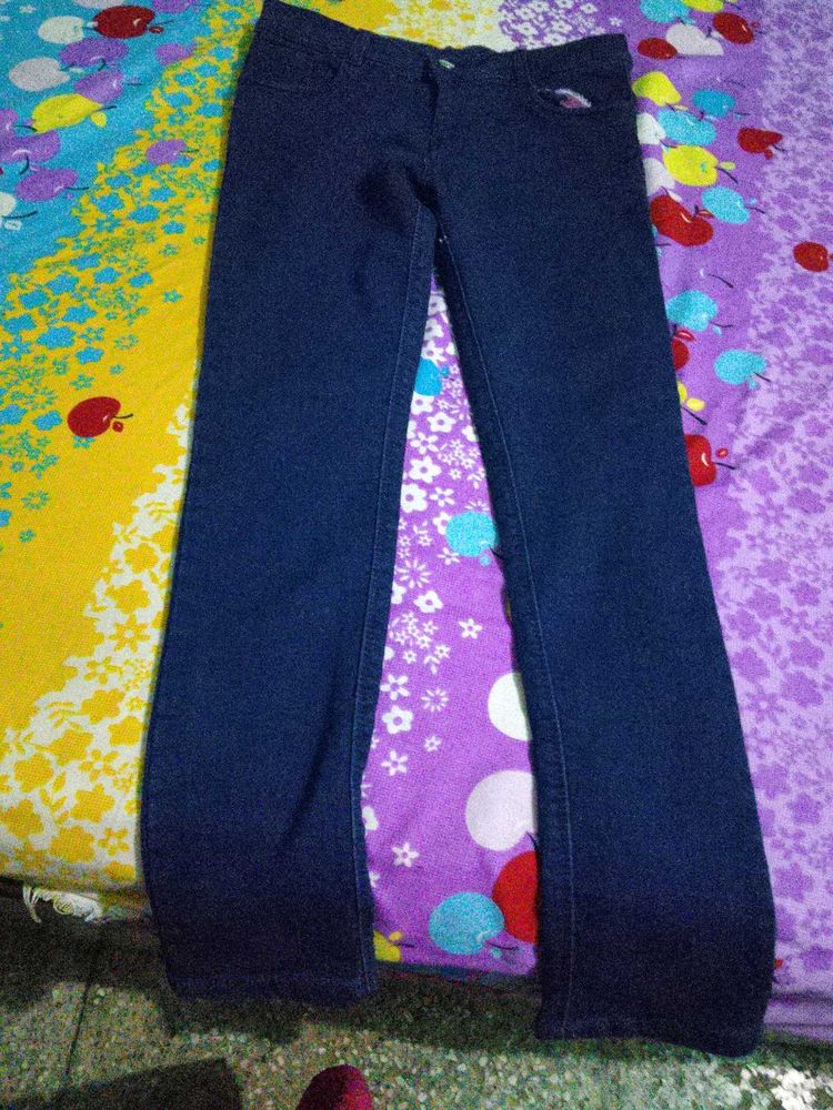 Classic Dark Wash Denim Jeans