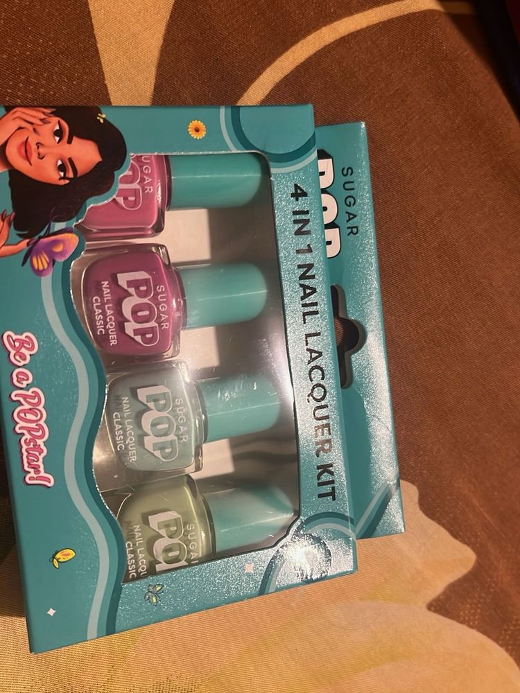 Sugar Pop 4 in 1 Nail Lacquer Kit
