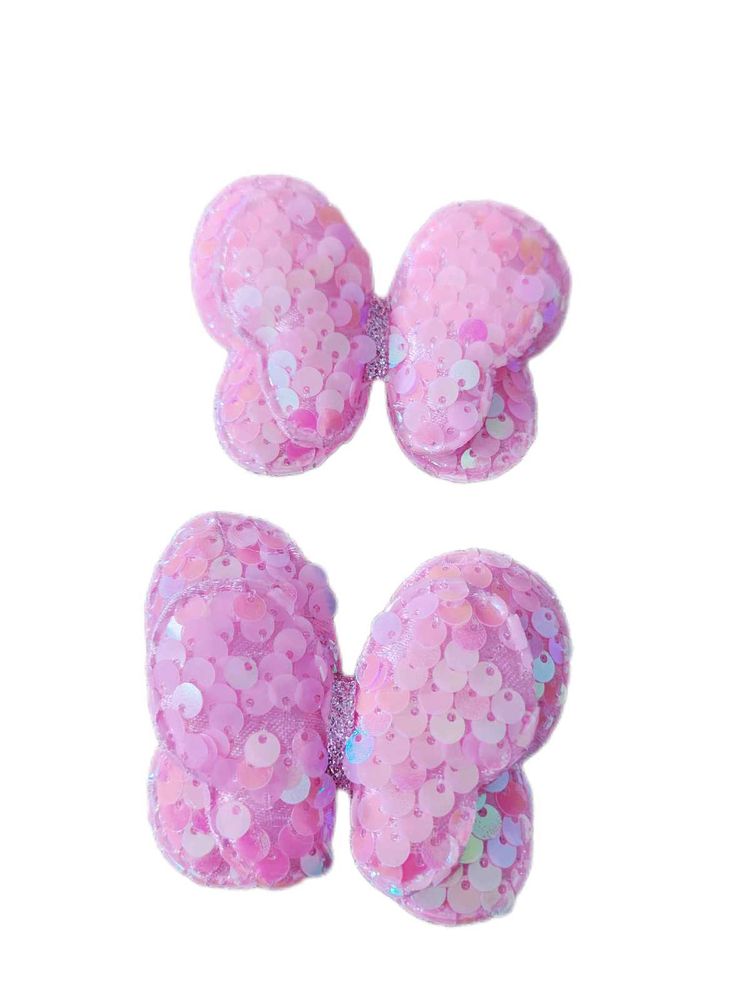 Cute Bow Hair Clips Set Of 2
