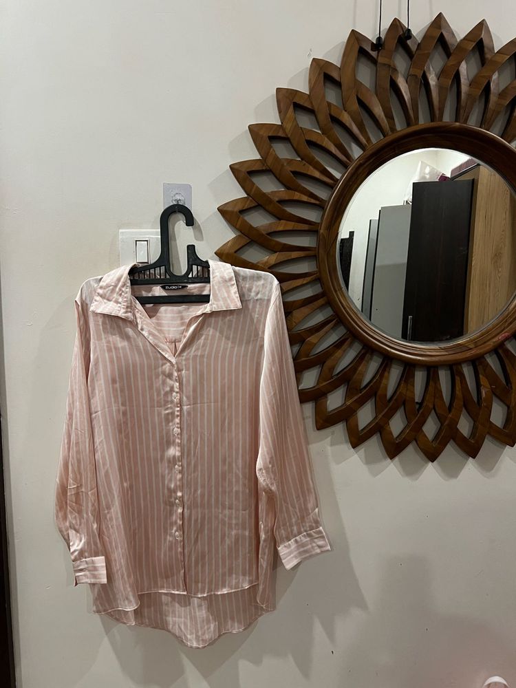 Striped Button-Down Shirt