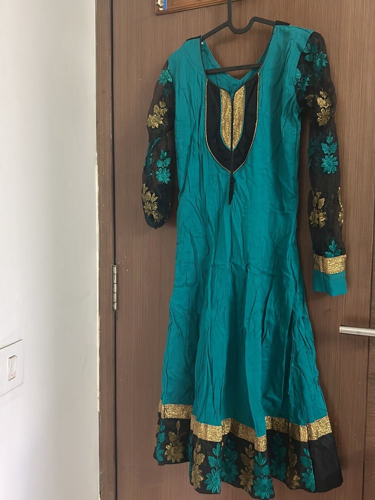 Set Of 2 - Ethenic Anarkali Kurti And Dupatta