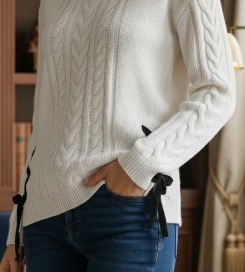 Cozy Cable Knit Pullover Sweater