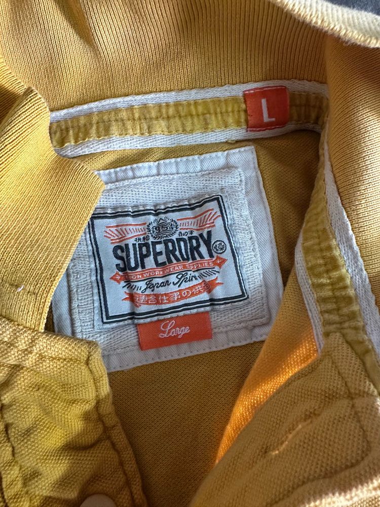SUPERDRY POLO TSHIRT YELLOW