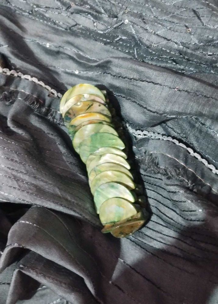 Unique Green Stone Bracelet