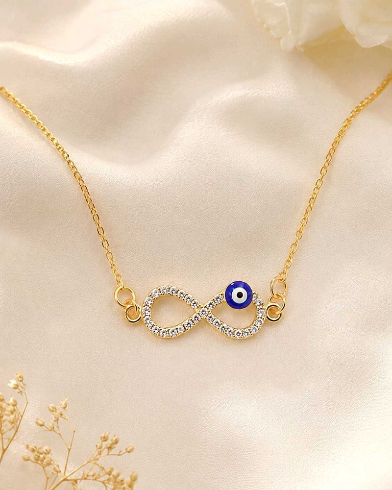 Infinity Evil Eye Necklace
