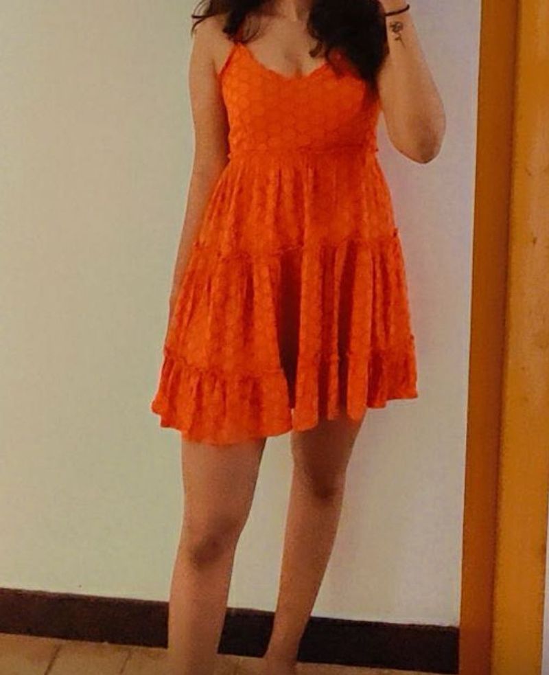Tiered Mini Dress