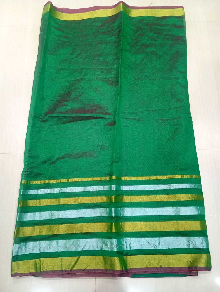 Elegant Green Saree