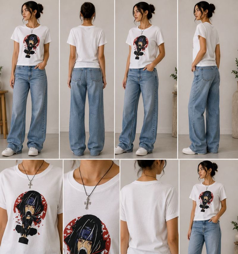 Unisex Anime Graphic T-Shirt