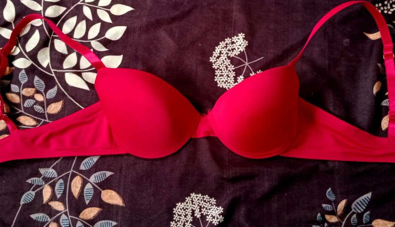 Red PushUp Bra(Underwired)