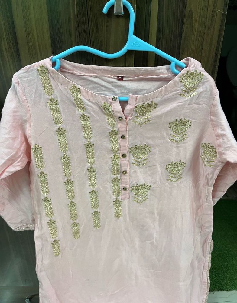 new pink kurti not worn