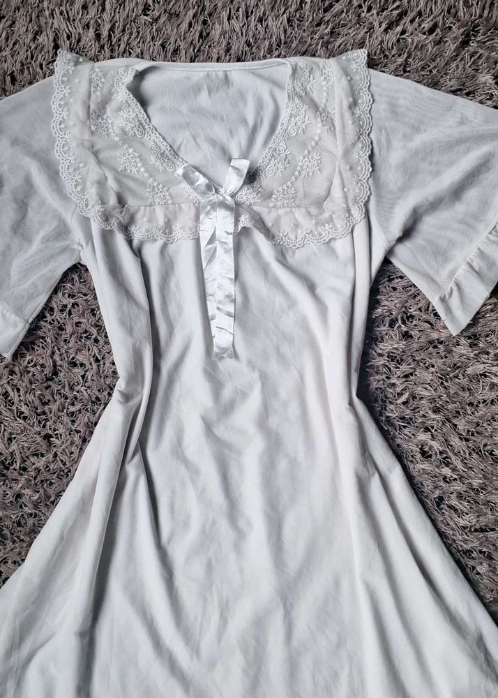 Sheer Lace Nightgown