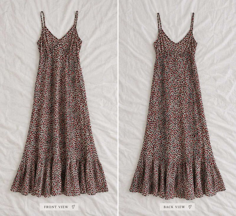 Leopard Print Maxi Dress