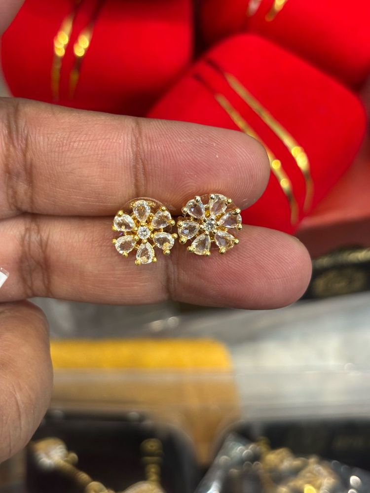 Exquisite Flower Stud Earrings