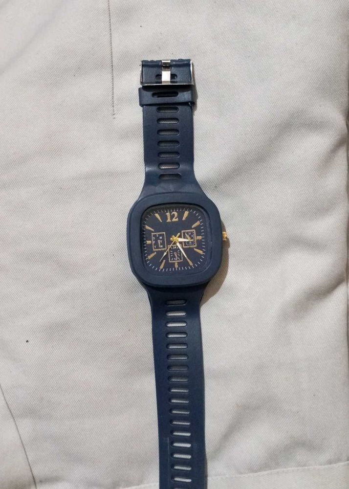 Stylish Blue Digital Watch
