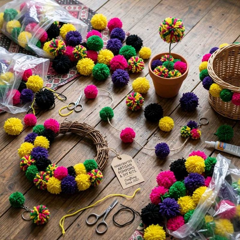pompoms for diy