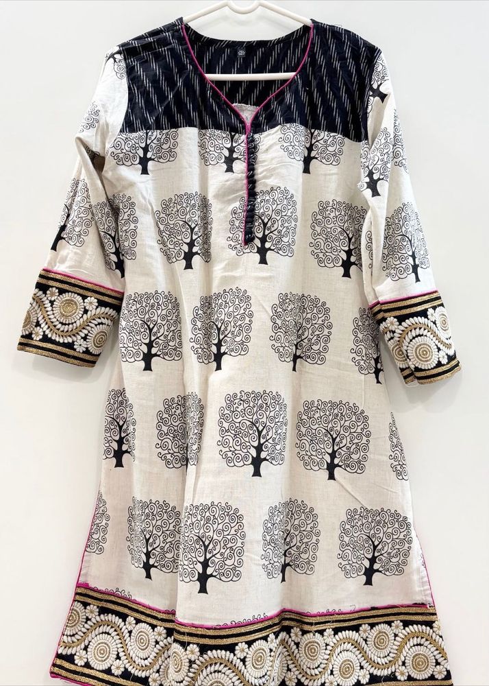Kurti with Tree Print