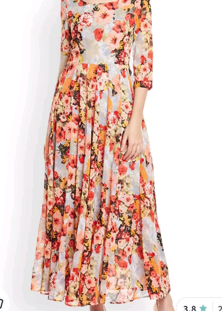 Floral Print Maxi Dress