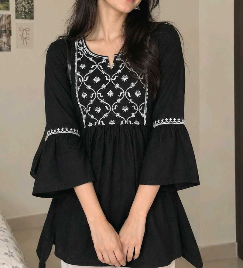 BLACK STYLISH KURTI