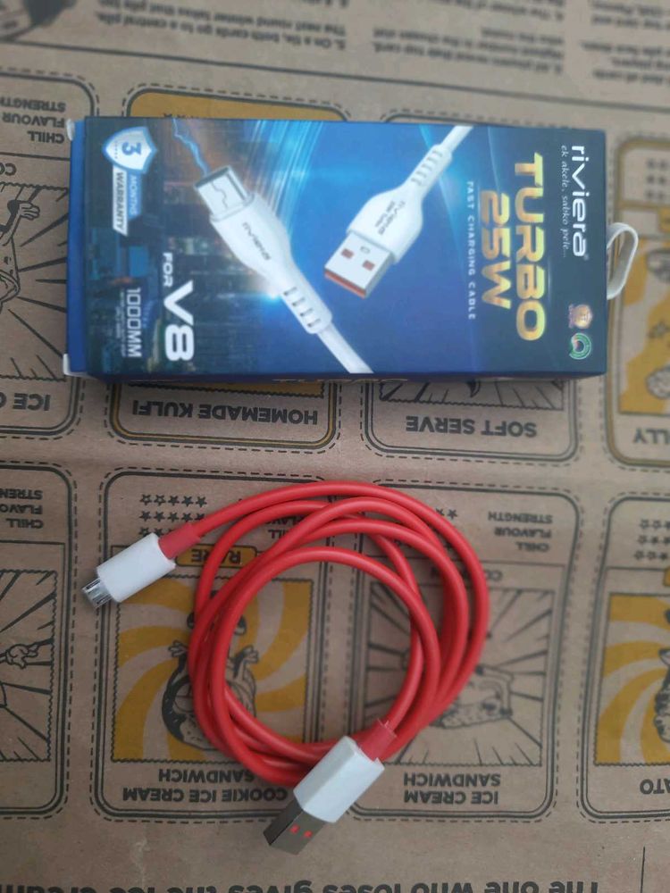Riviera Turbo 25W Fast Charging Cable