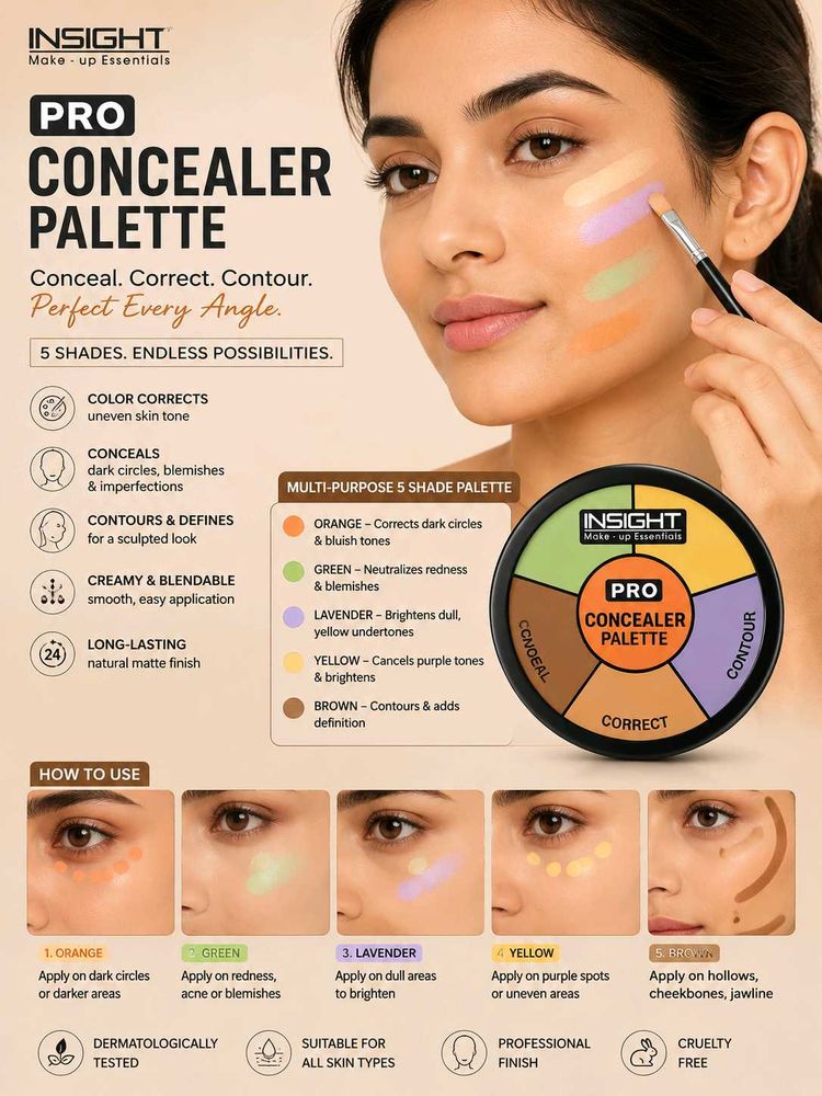 Pro Concealer Palette|Color Correction