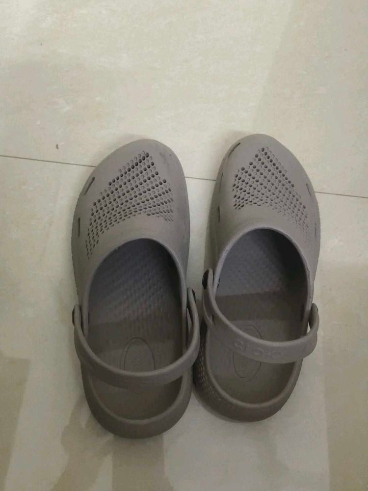 Comfortable Grey Clogs