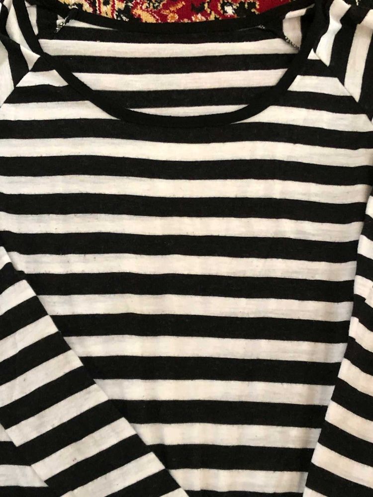 Striped Long Sleeve Top