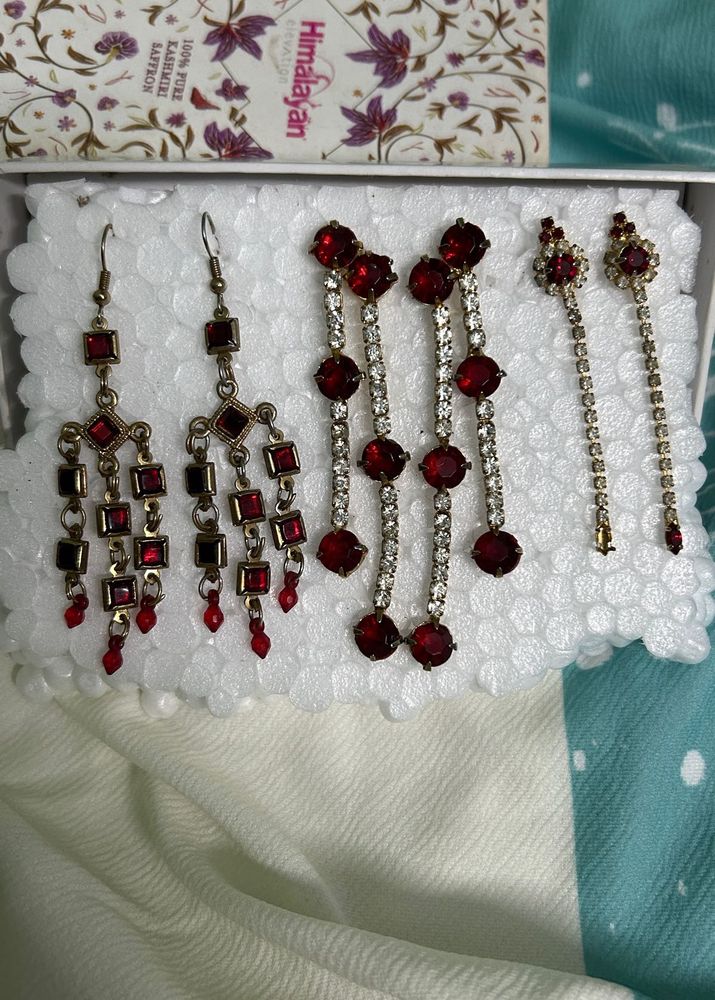 3 PAIRS OF BEAUTIFUL EARINGS | STEAL DEAL