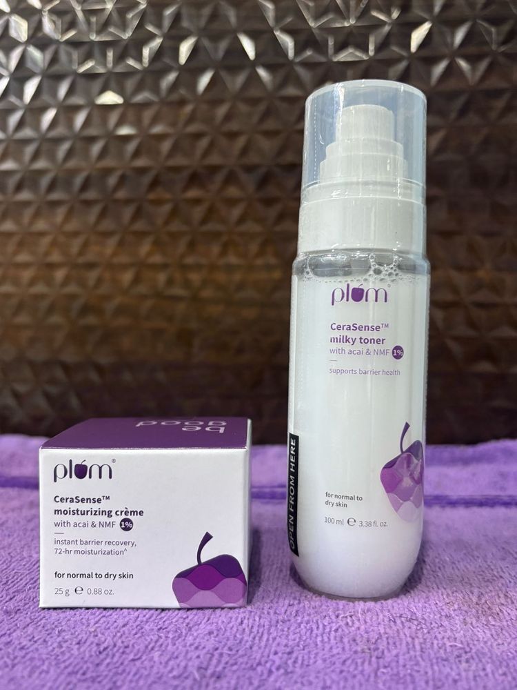 Plum CeraSense Moisturizing Creme &amp; Milky Toner