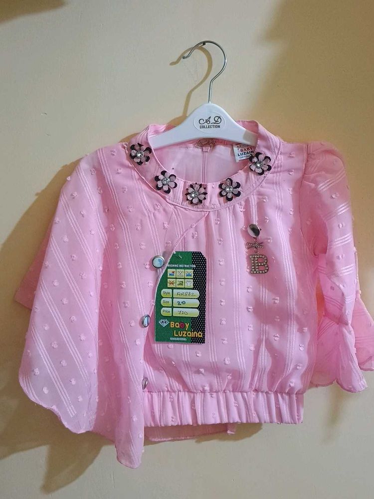 Baby Girl's Party Top