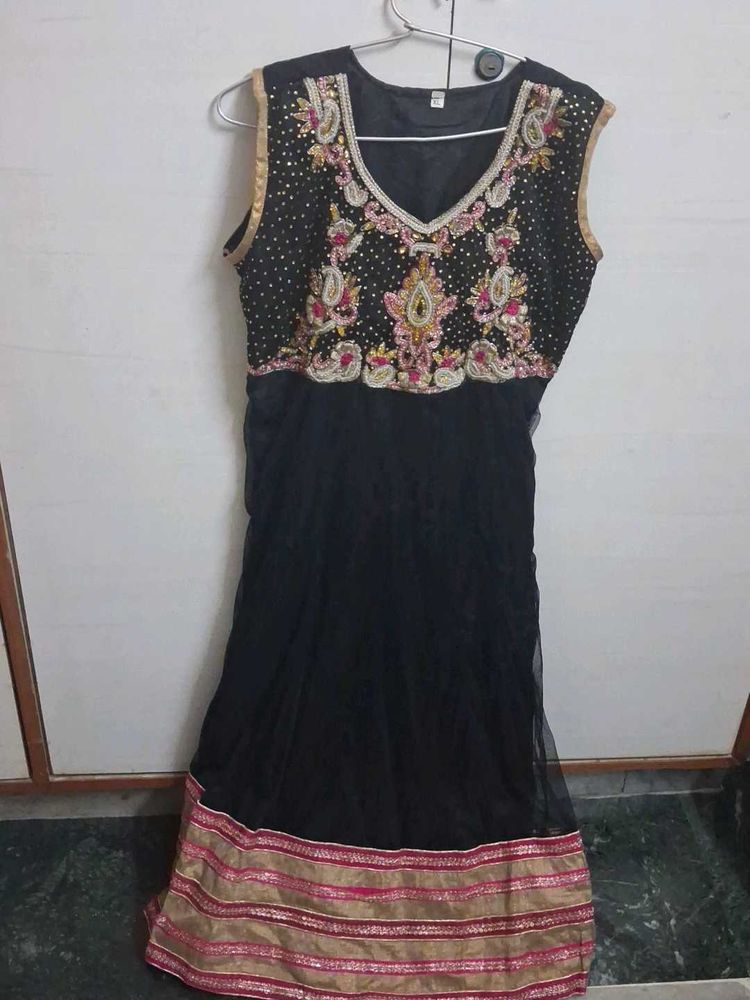 Embellished Black Lehenga Choli