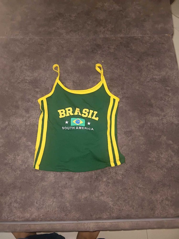 Brasil South America Graphic Tank Top