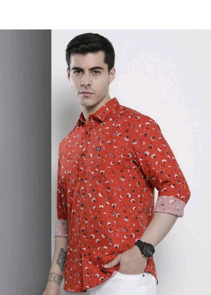 The Indian Garage Co. Men Regular Fit Floral Print
