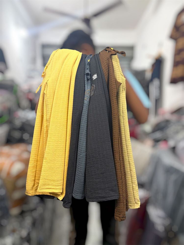 Comfortable Striped Kurtas Set