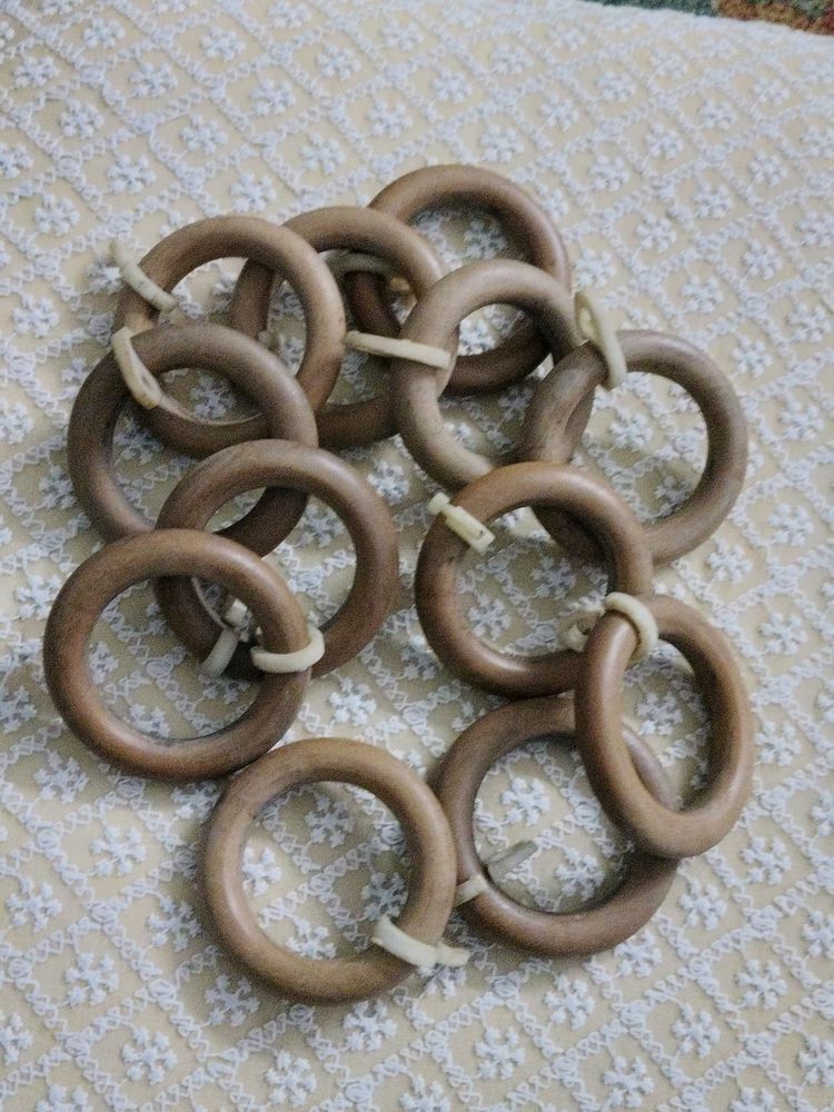 Curtains Rings With Hoops 12+12free